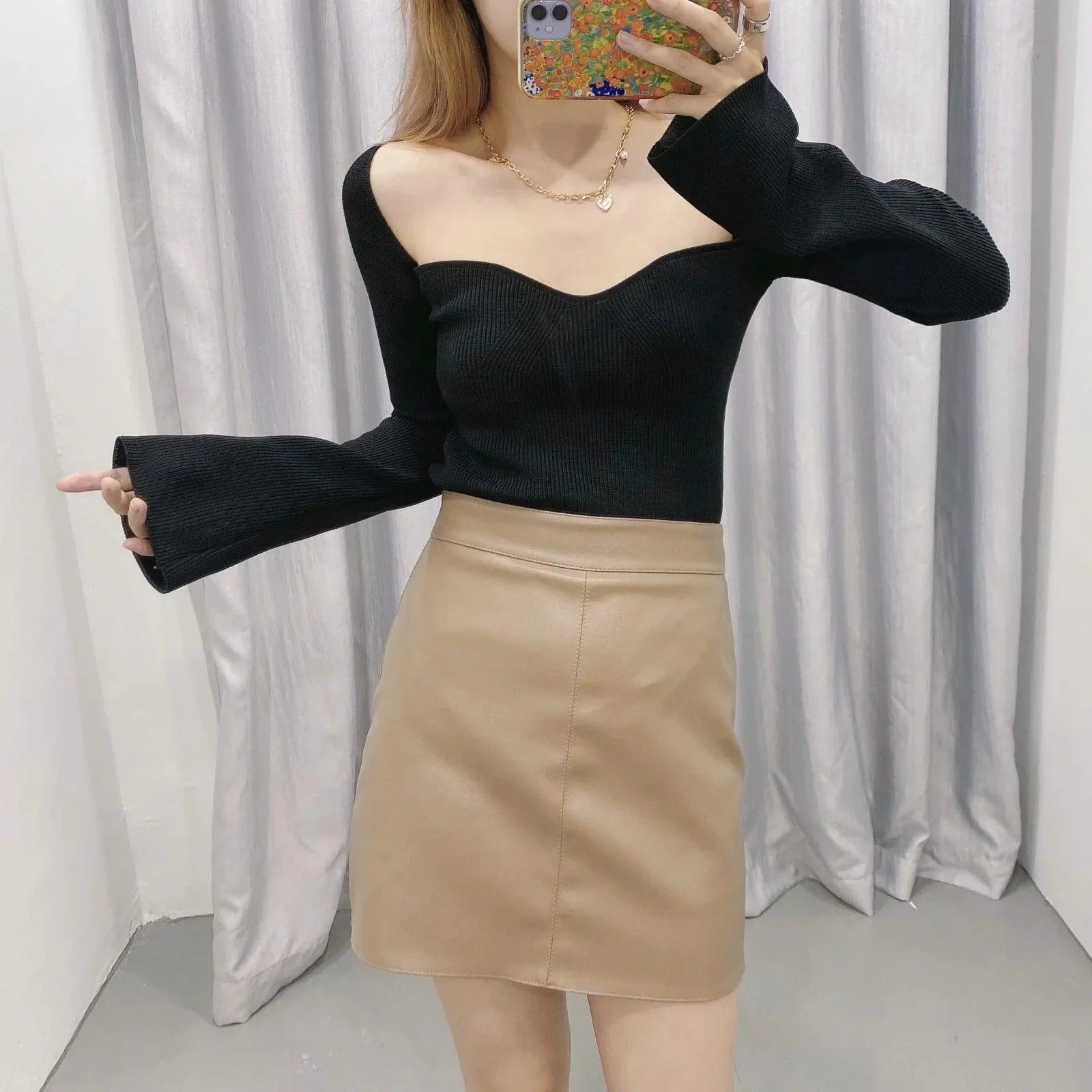 Aloy Knitted Full Sleeve Top - Image 7