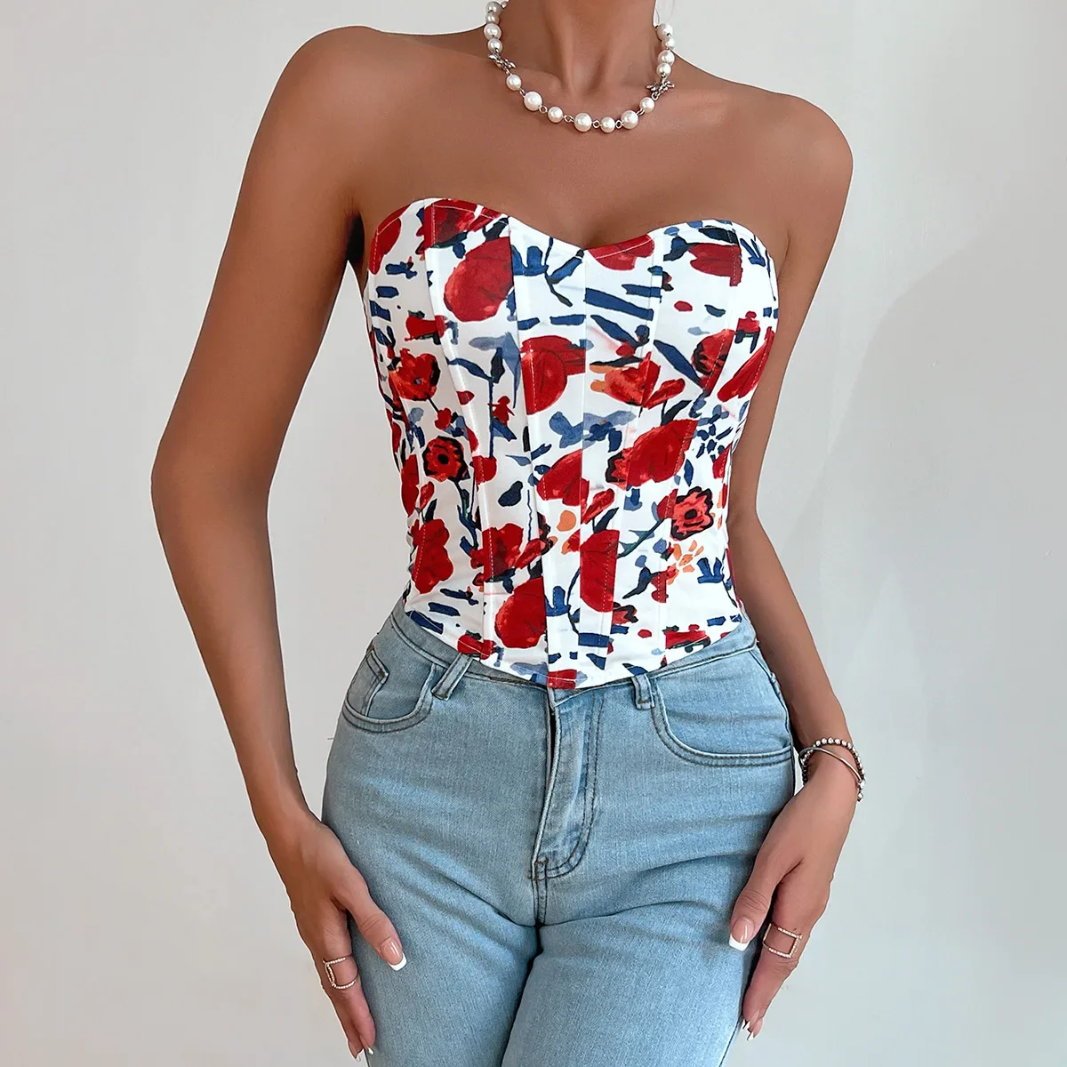 Analisa Floral Corset Top - Image 11