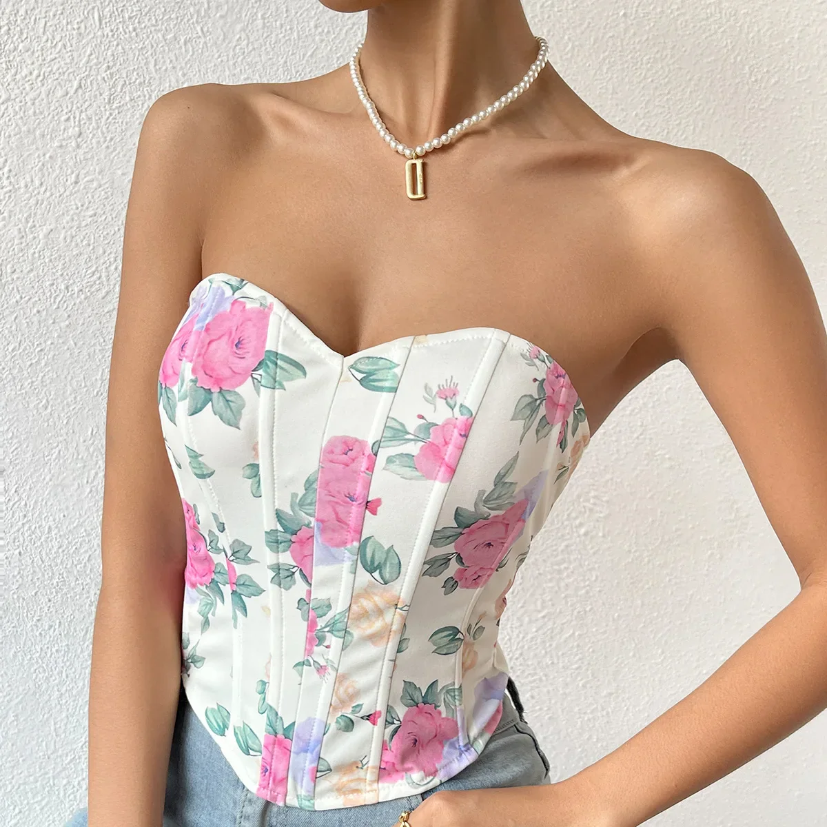 Analisa Floral Corset Top - Image 4