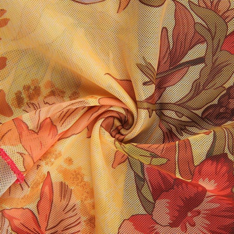 Angelic Floral Print Halter Top - Image 9