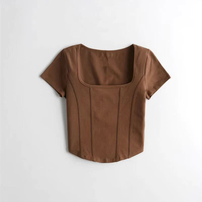 Aria Solid Crop Top - Image 20