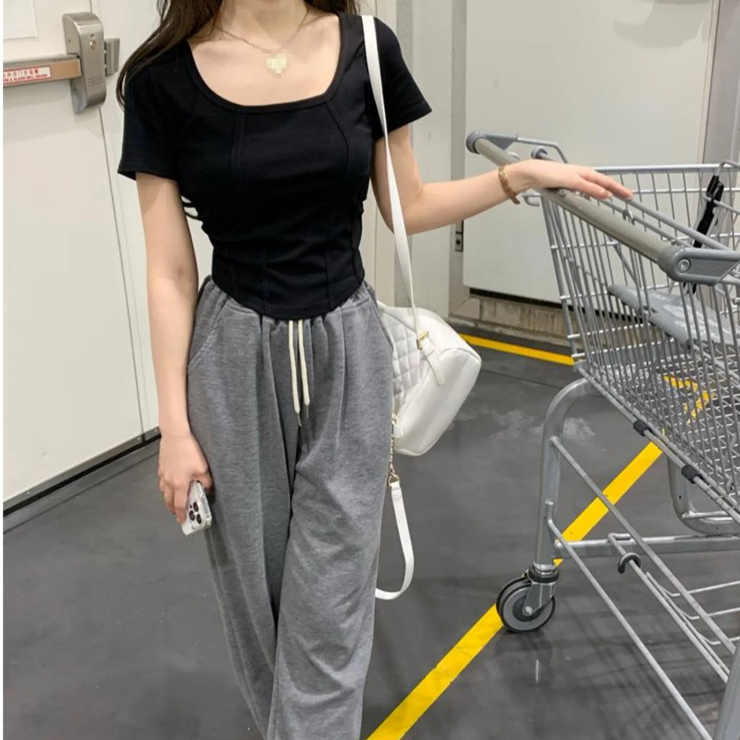 Aria Solid Crop Top - Image 33