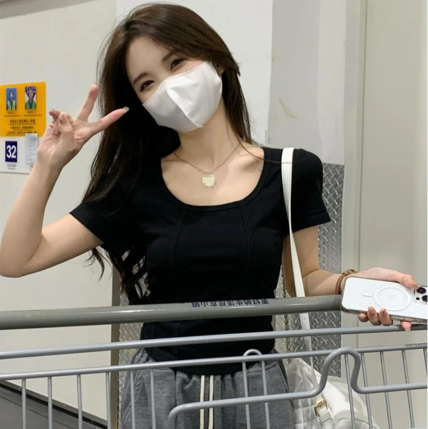 Aria Solid Crop Top - Image 35