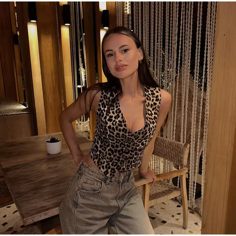 Astrid Wild V-Neck Vest - Image 4