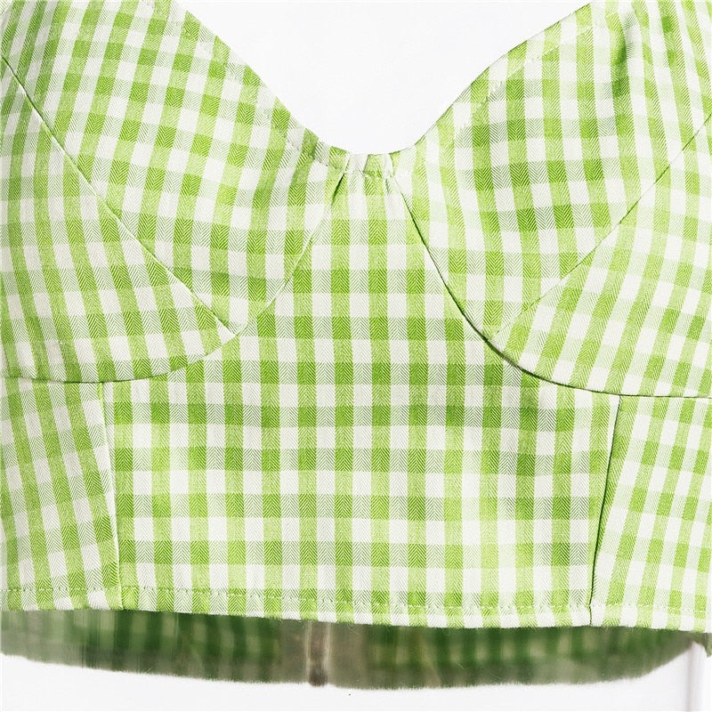 Beccah Plaid Mini Skirt Set - Image 11