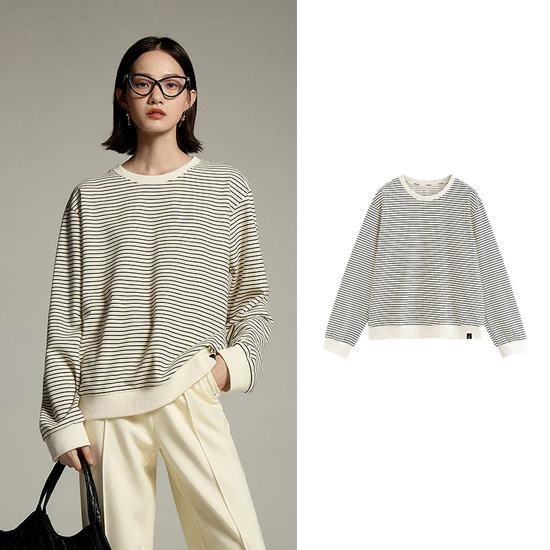 Blossom Trail Stripes Sweatshirt - Image 6