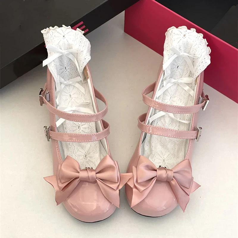 Bowstrapped Dream Ankle Strap Pumps - Image 3