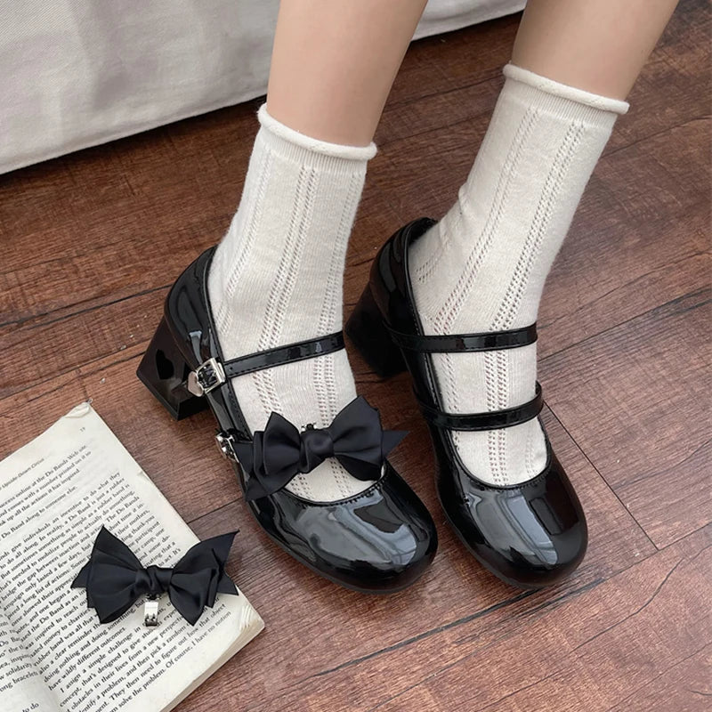 Bowstrapped Dream Ankle Strap Pumps - Image 6