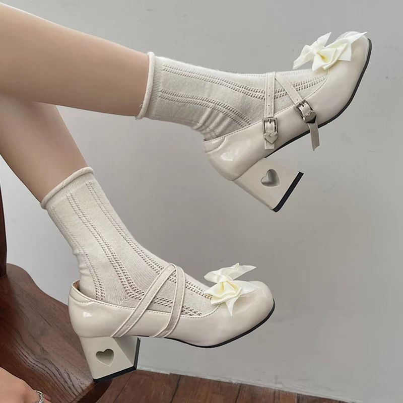 Bowstrapped Dream Ankle Strap Pumps - Image 9