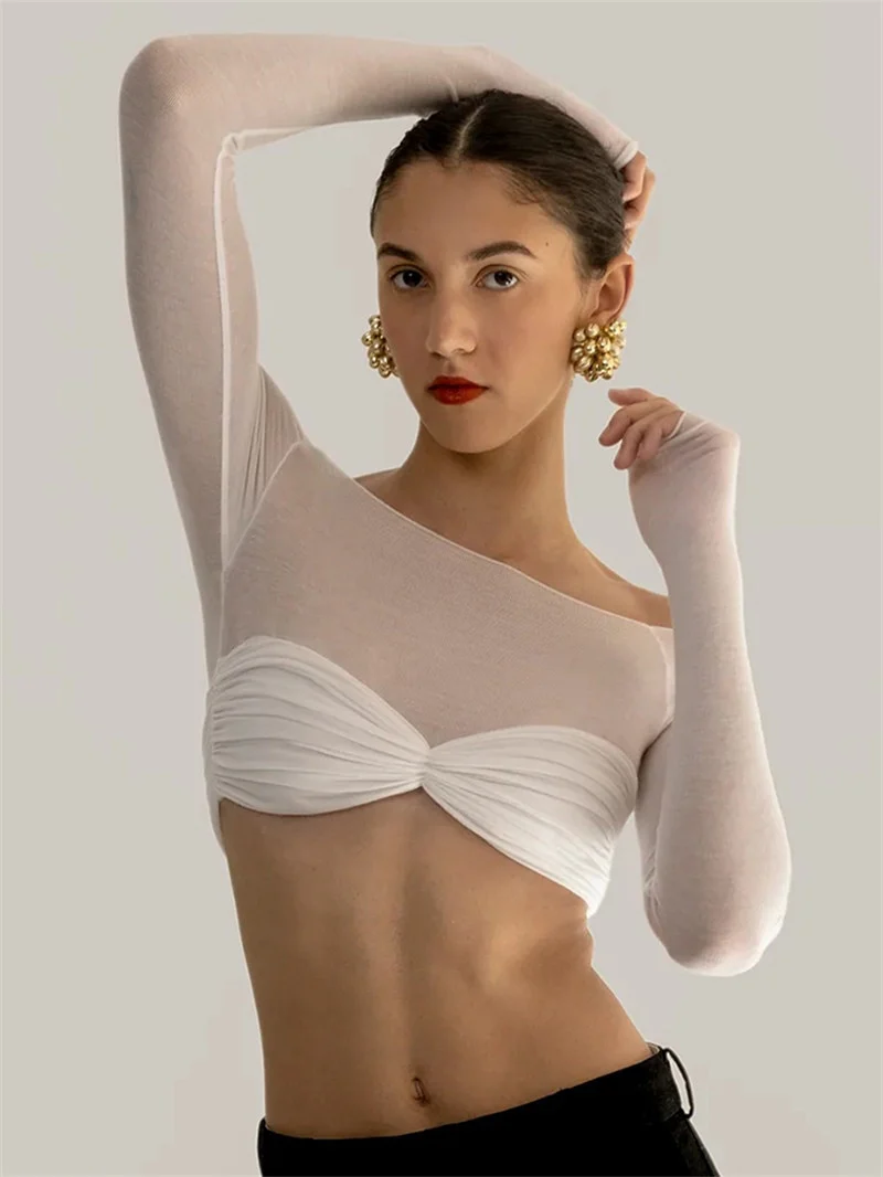 Brett Mesh Crop Top - Image 4