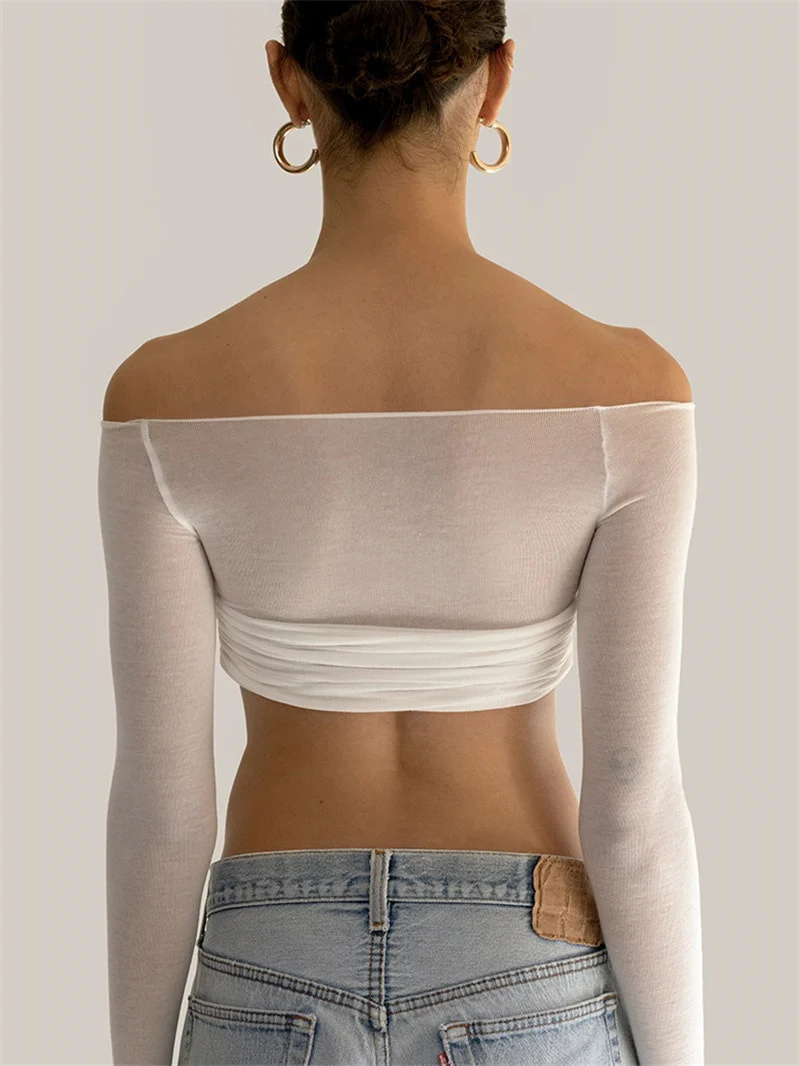 Brett Mesh Crop Top - Image 6