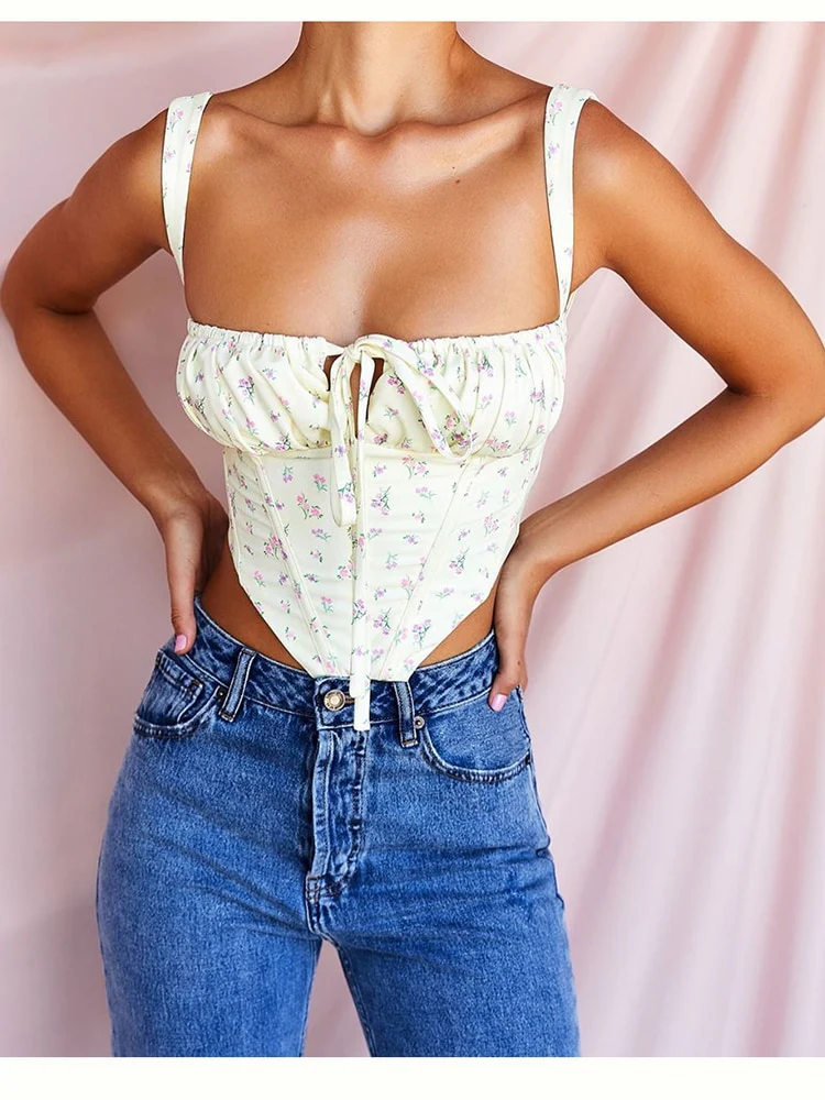 Brunch Ready Floral Corset Top - Image 12
