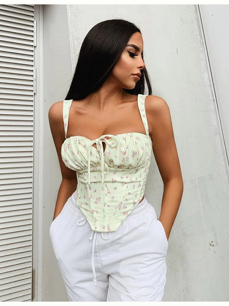 Brunch Ready Floral Corset Top - Image 14