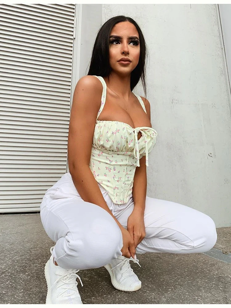 Brunch Ready Floral Corset Top - Image 15