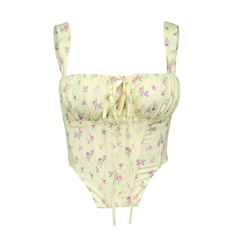 Brunch Ready Floral Corset Top - Image 24