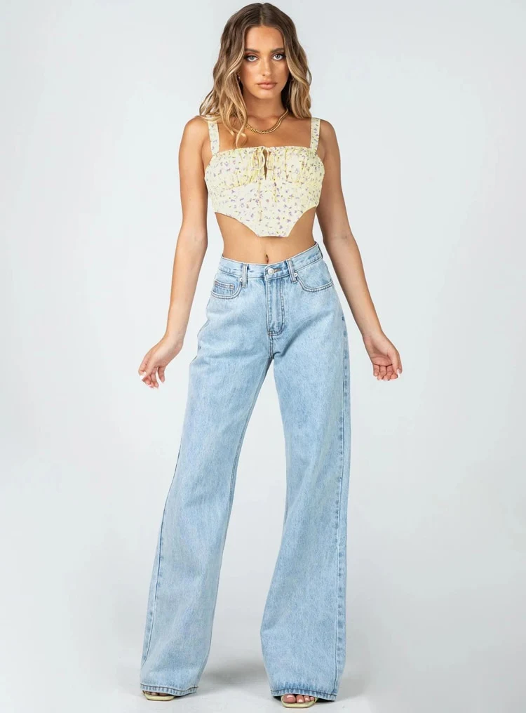 Brunch Ready Floral Corset Top - Image 4