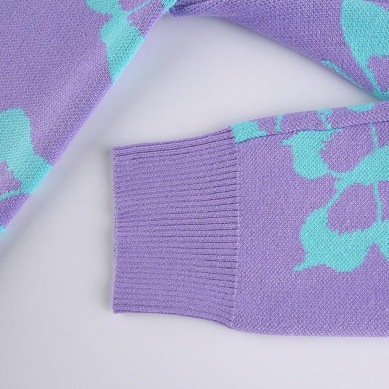 Butterfly Print Kawaii Jumper - Image 11