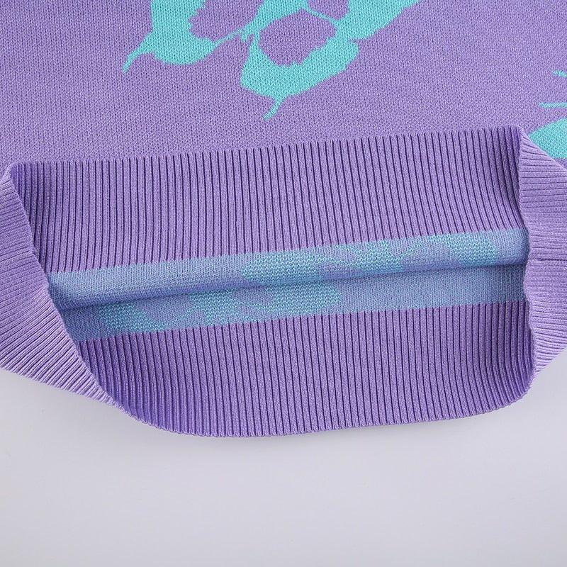 Butterfly Print Kawaii Jumper - Image 6