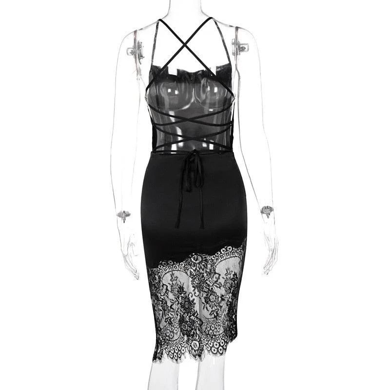 Camilla Lace Up Dress - Image 9