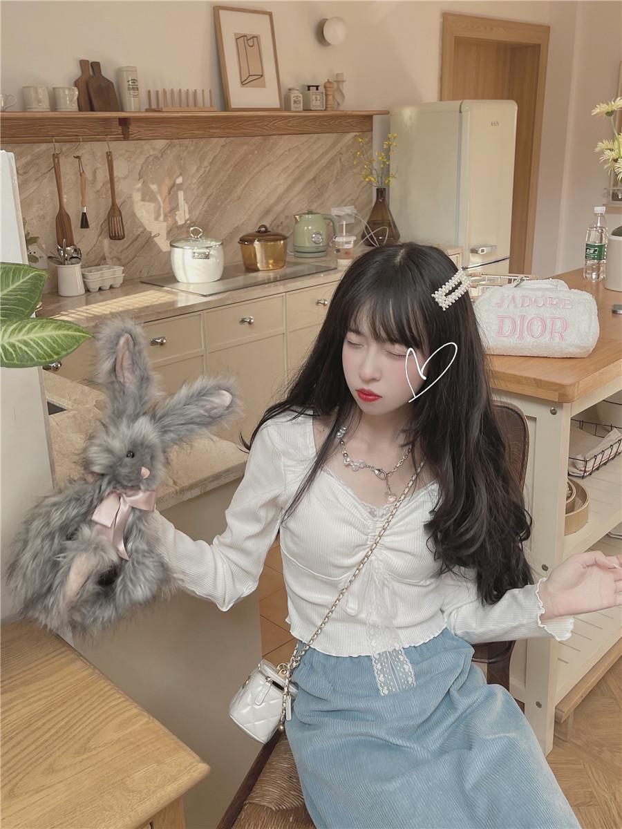 Carly Long Sleeves Vintage Top - Image 7