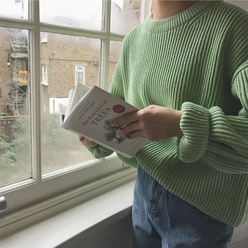 Cashmere Crowned Cloak Knitted Pullover - Image 4