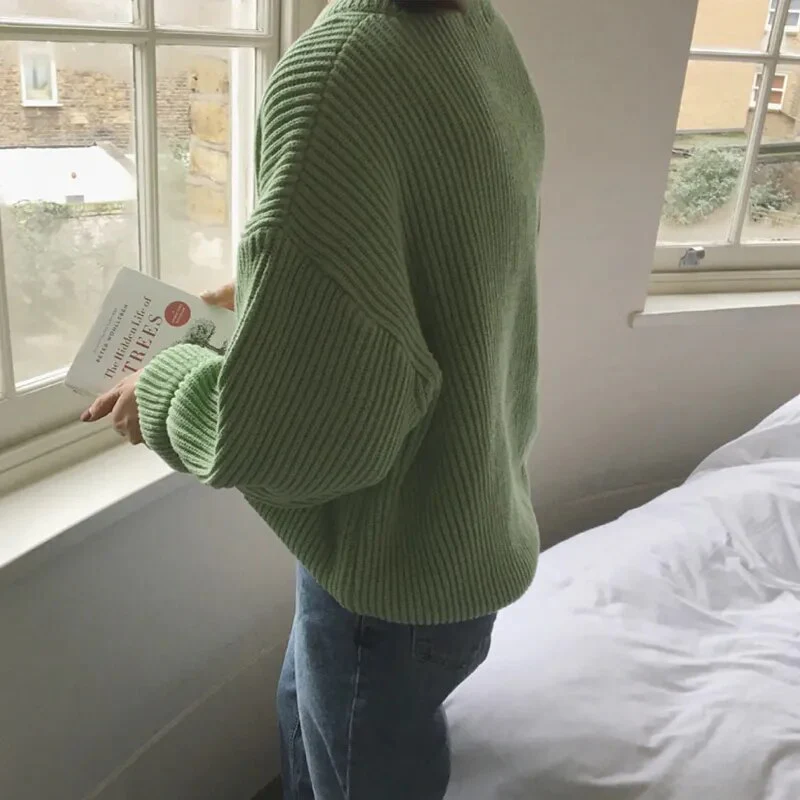 Cashmere Crowned Cloak Knitted Pullover - Image 8