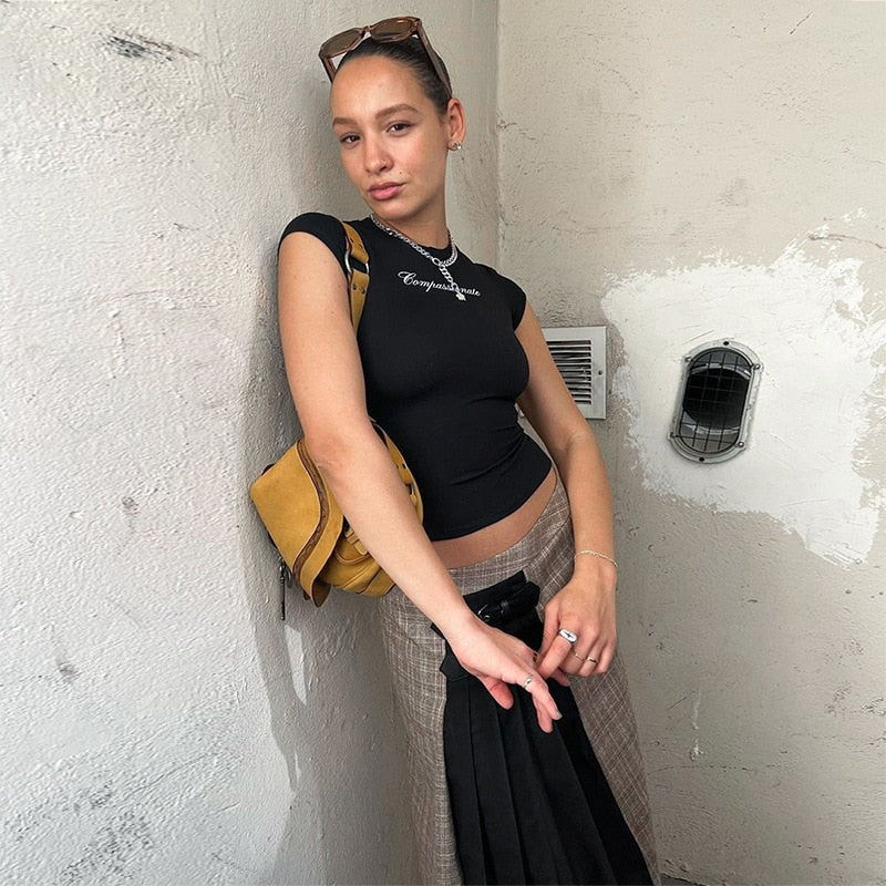 Compassionate Short Sleeve Graphic Top - Image 6