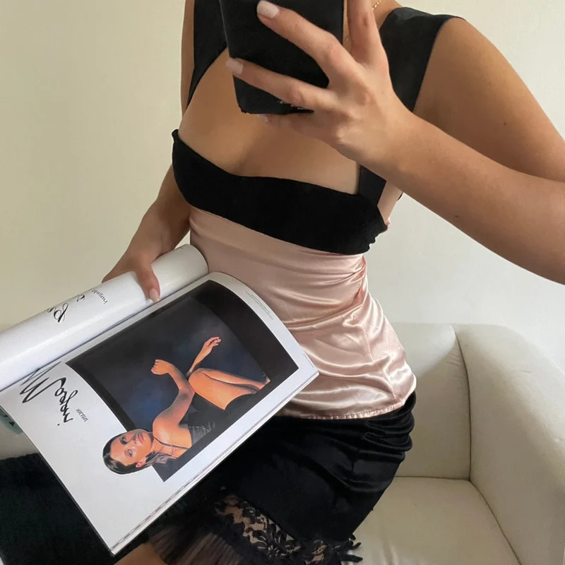 Cooper Cropped Vest Top - Image 9