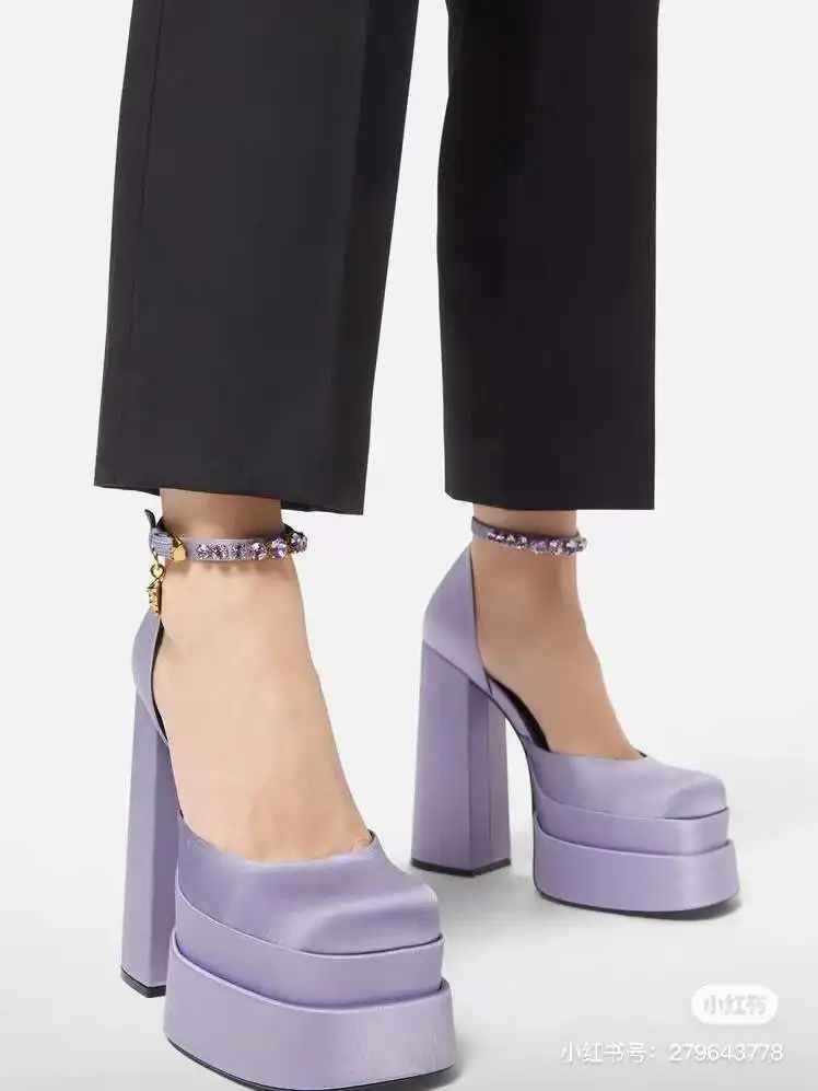Cosmic Edge Chunky Platform Heels - Image 10