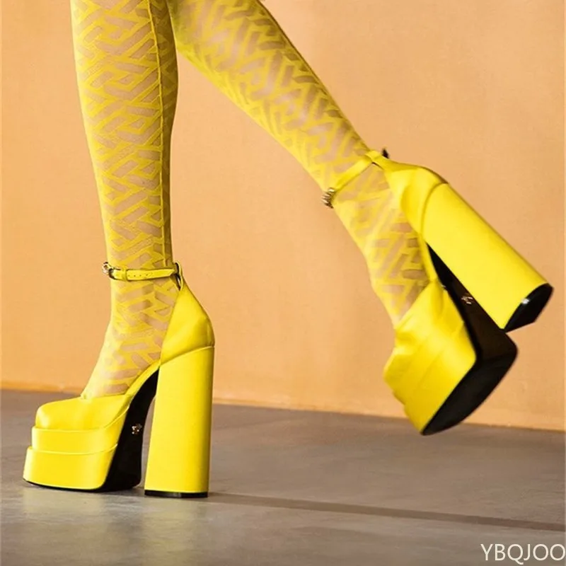 Cosmic Edge Chunky Platform Heels - Image 4