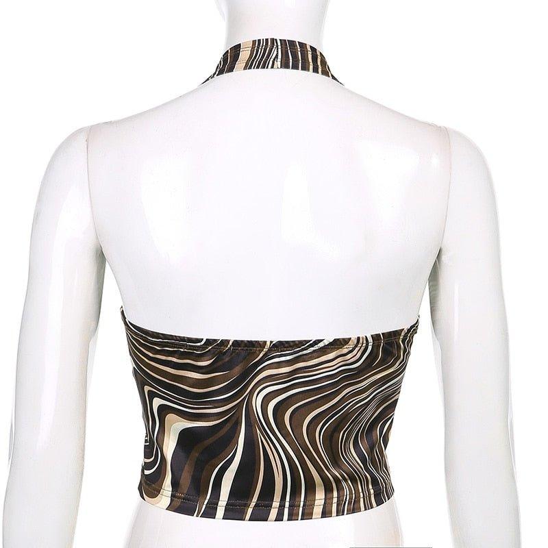 Daisy V Neck Halter Top - Image 6