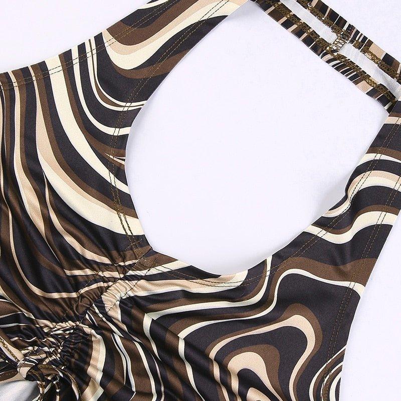 Daisy V Neck Halter Top - Image 9