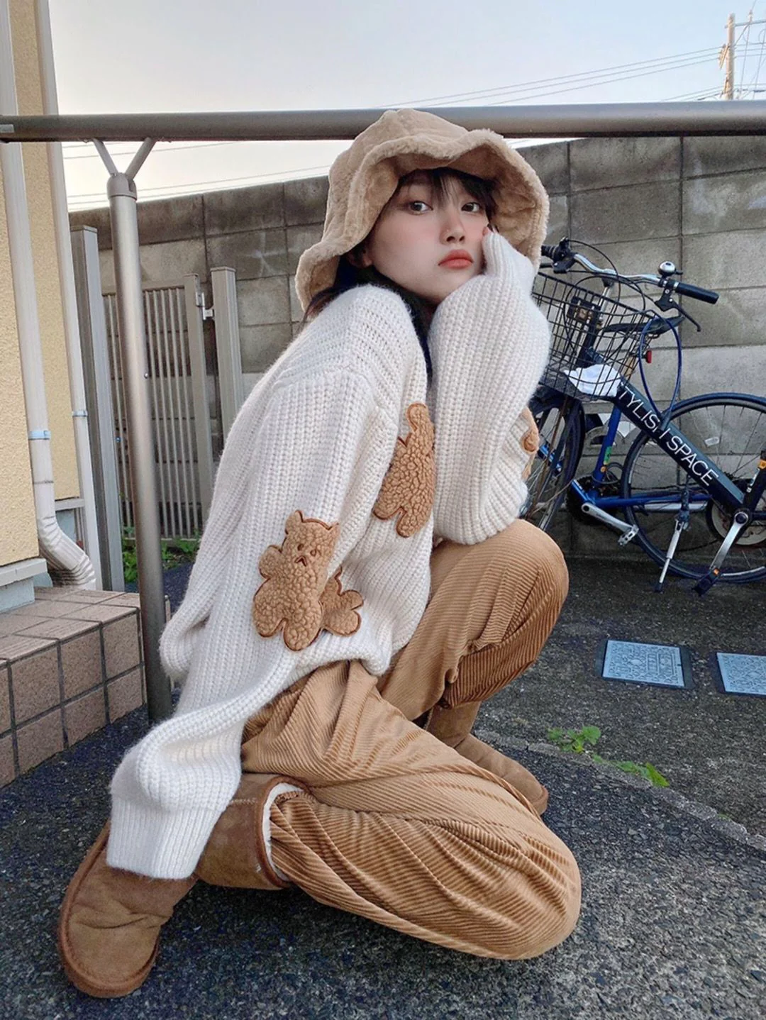 Dusty Bear Knitted Pullover - Image 16