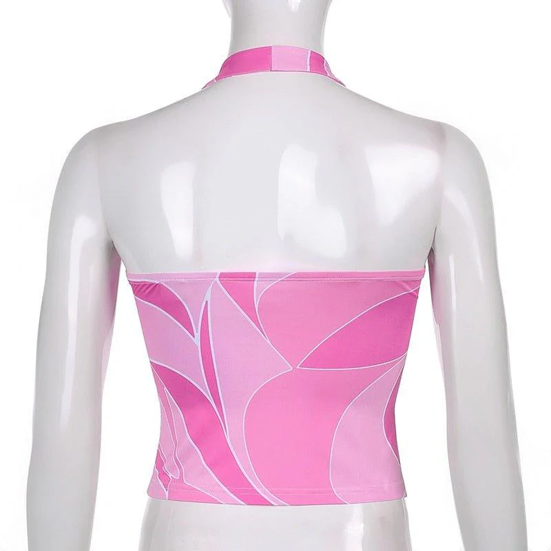 Eleanor Leaflet Pink Top - Image 5