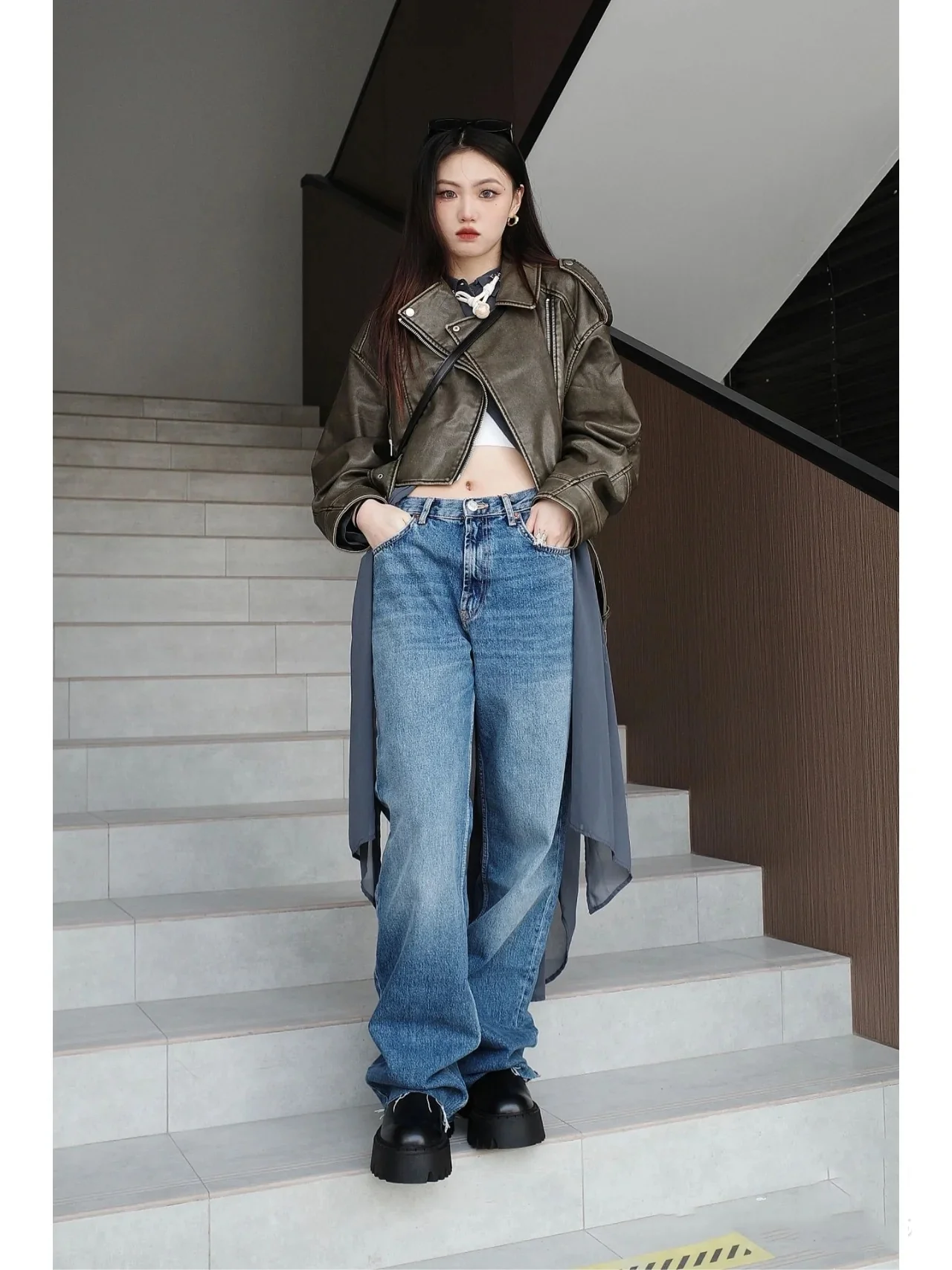 Ethan's Maven Faux Leather Jacket - Image 5