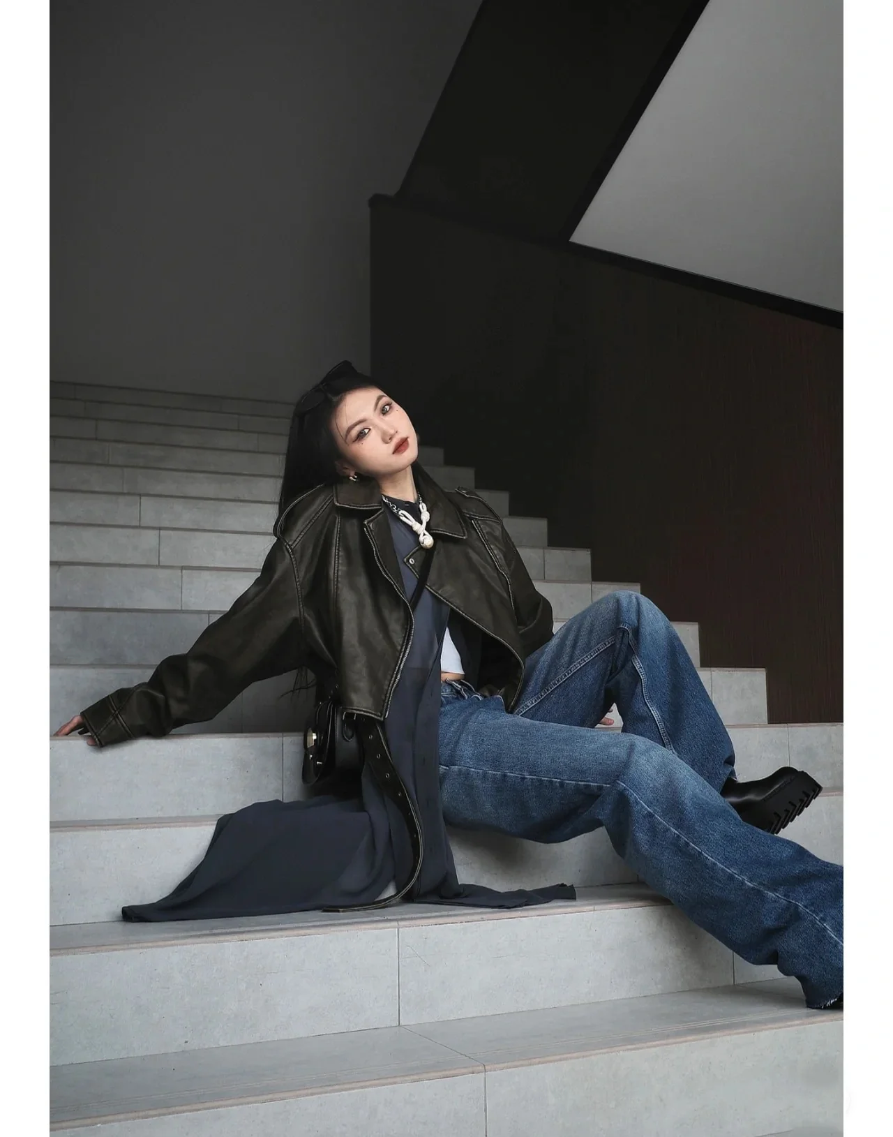 Ethan's Maven Faux Leather Jacket - Image 6