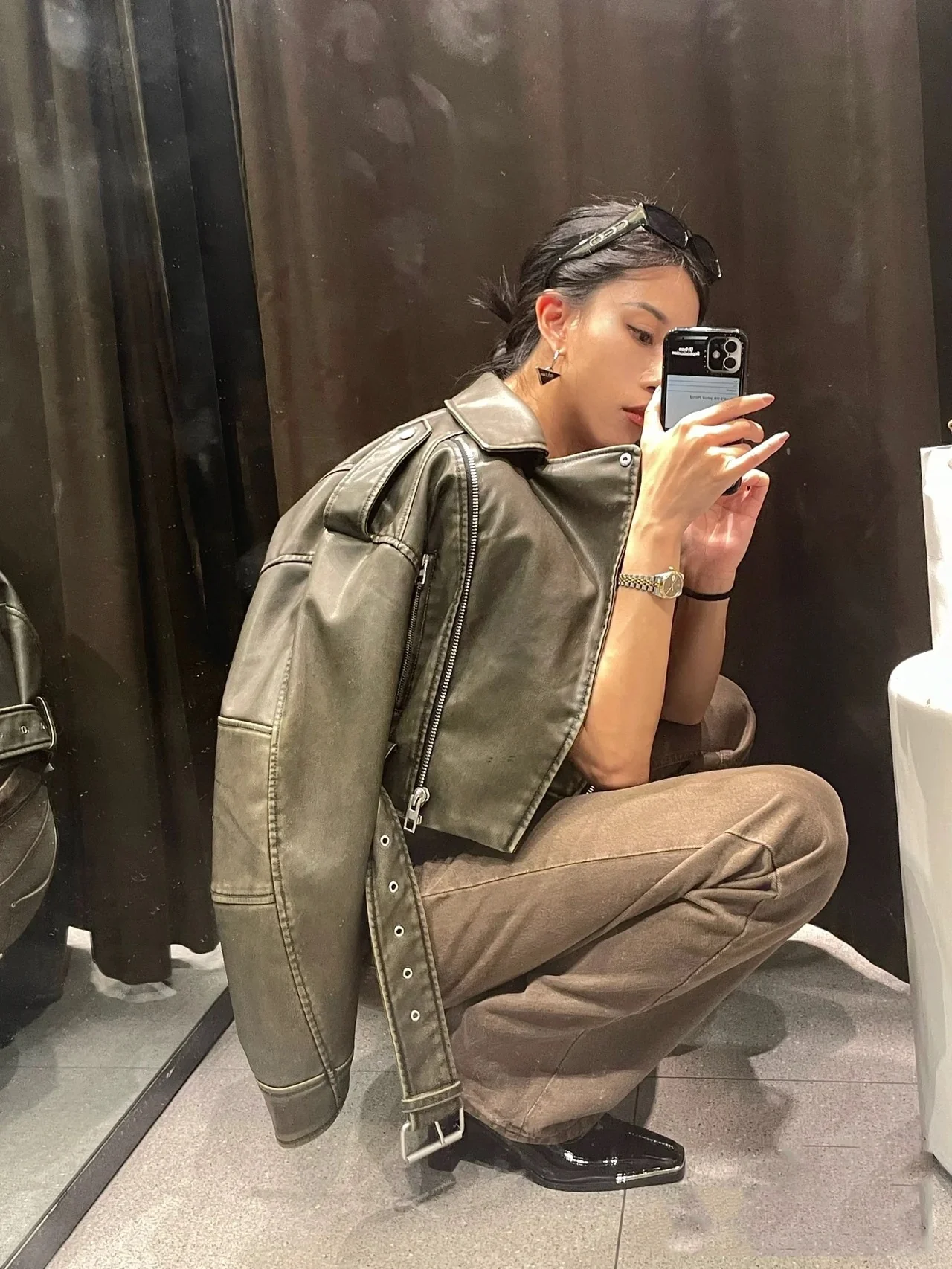 Ethan's Maven Faux Leather Jacket - Image 8