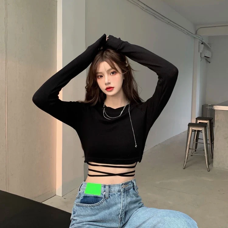 Florence O-neck Drawstring Top - Image 3