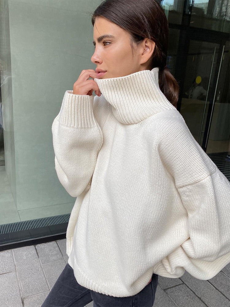 Freya Oversized Turtleneck Jumper - Image 4