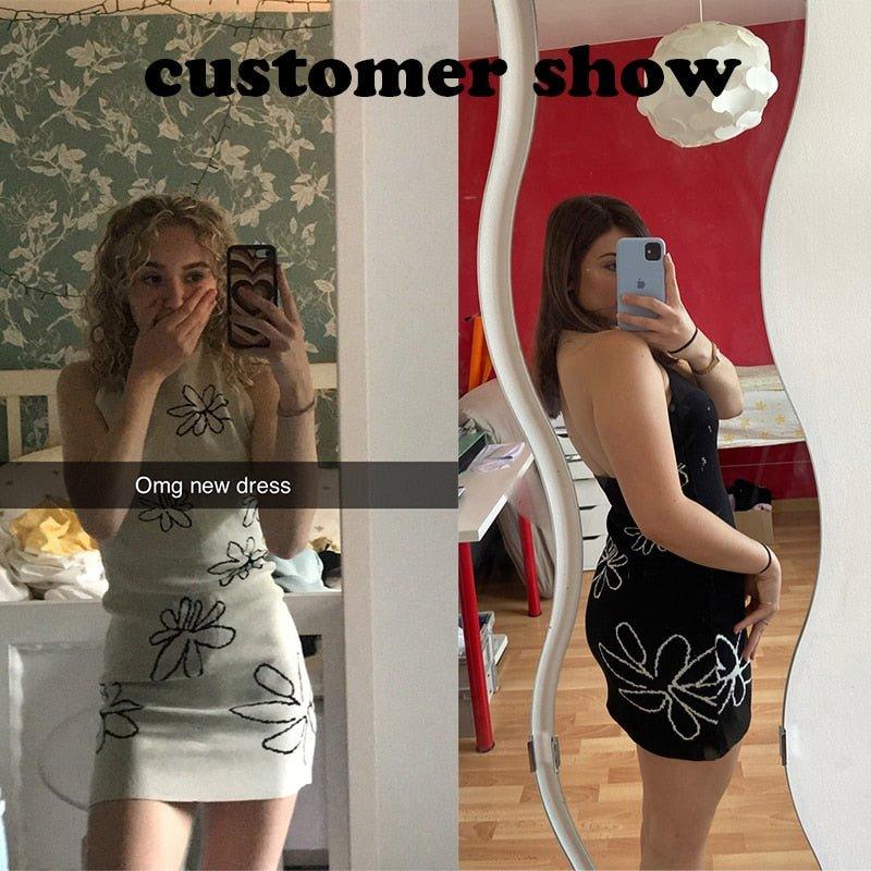 Gemma Backless Halter Dress - Image 11