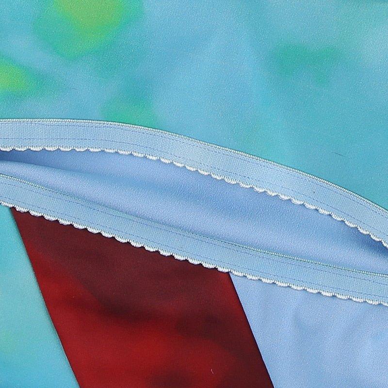 Grace Sheath Patchwork Dress - Image 10