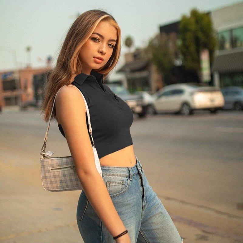 Harper White Collar Top - Image 6