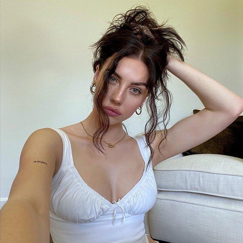 Hazel Milkmaid Ruched Top - Image 4