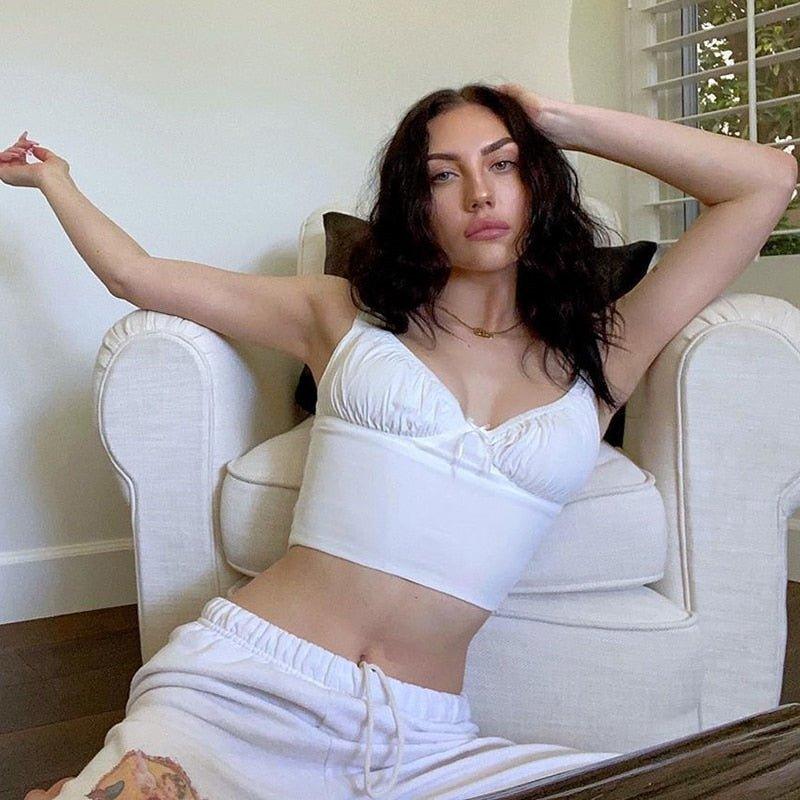 Hazel Milkmaid Ruched Top - Image 7