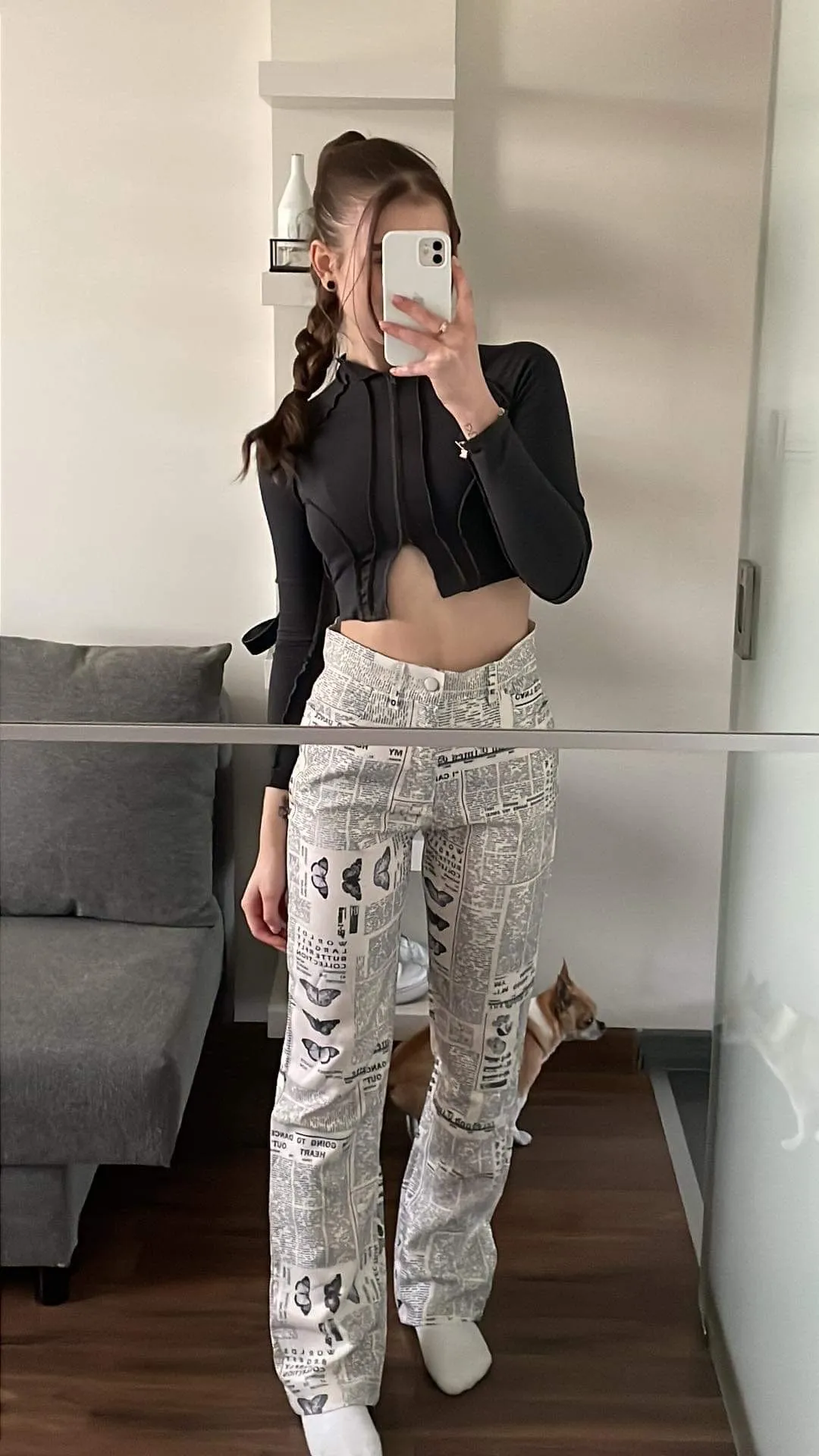 Headline Hues Print Trousers - Image 13