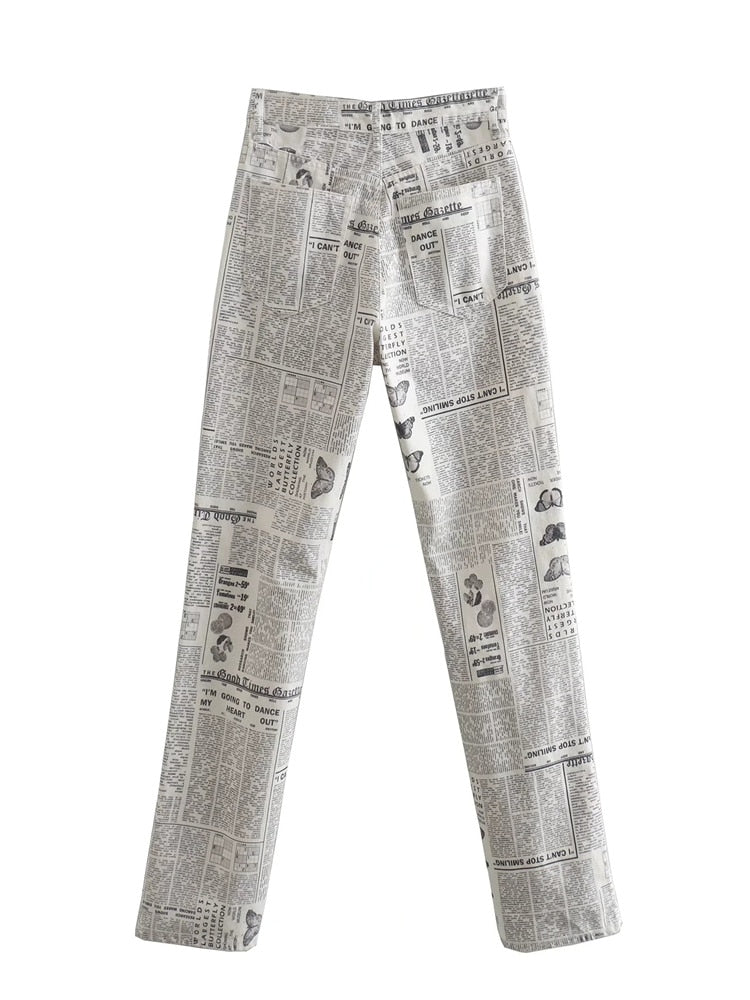 Headline Hues Print Trousers - Image 7