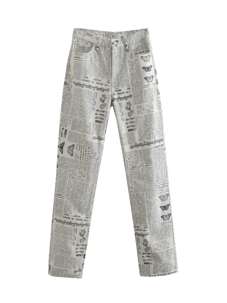 Headline Hues Print Trousers - Image 8