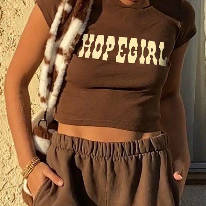 Hope Girl Vintage Crop Top - Image 5