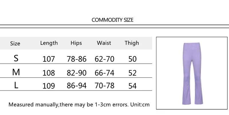 'I Purple U' Aesthetic Flared Bottom Pants - Image 12