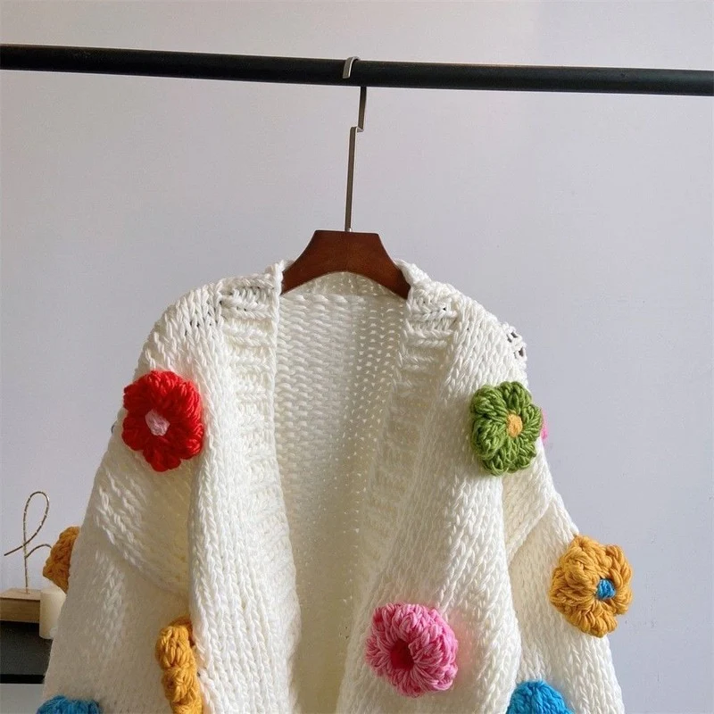Iris Floral Knitted Cardigan - Image 6
